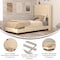Flash Furniture Beige Queen Platform Bed with Headboard YK-1078-BEIGE-T-GG - alternate 9
